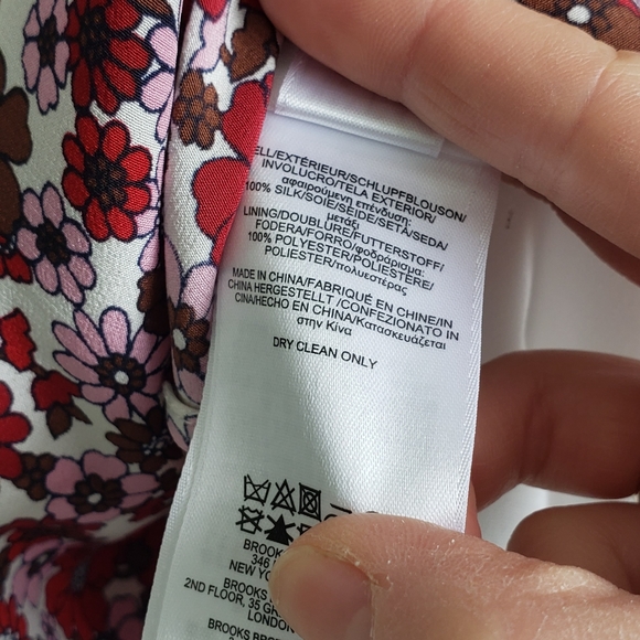 Brooks brothers silk floral dress size 4 - Picture 2 of 7